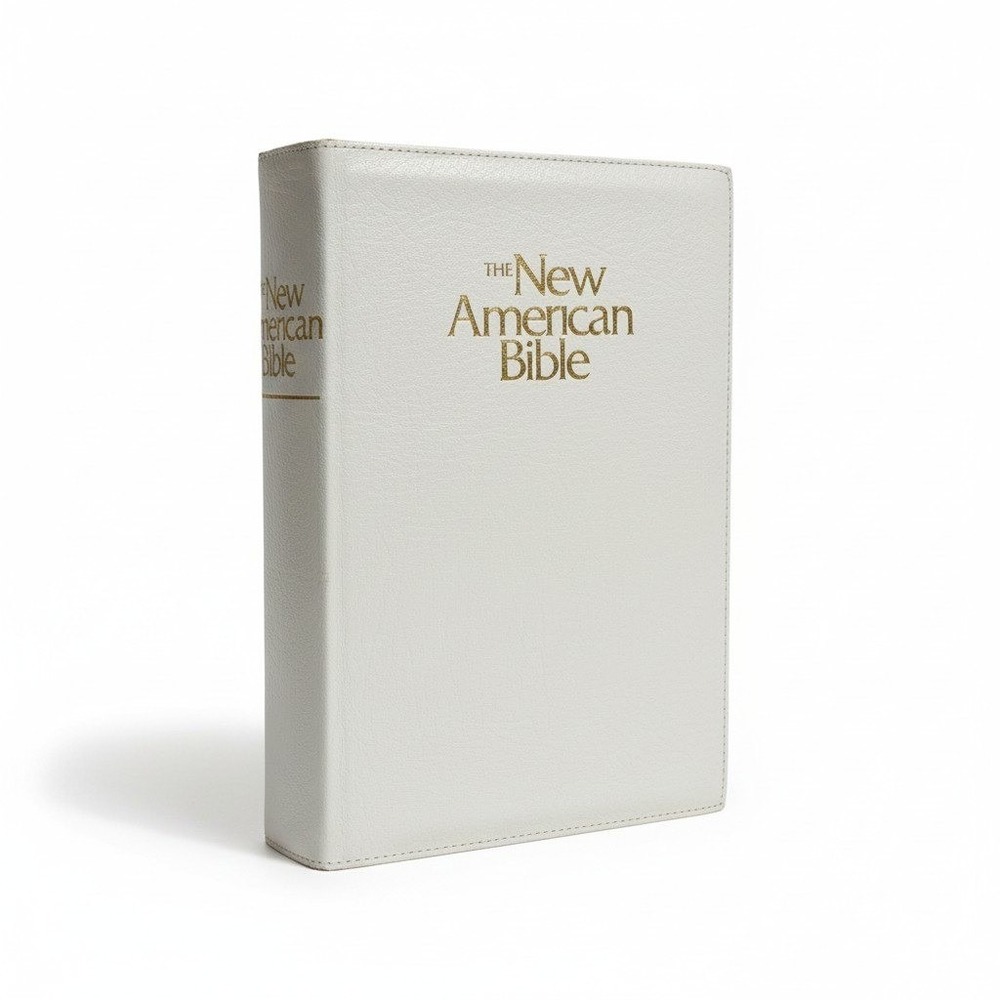 Vintage World Publishing New American Bible Catholic Red Letter White Zippered